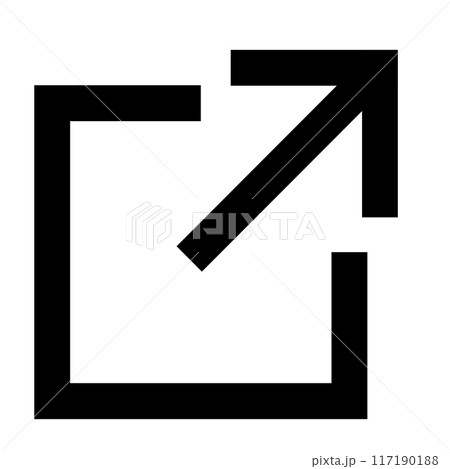 リンク　外部リンク　アイコン 117190188