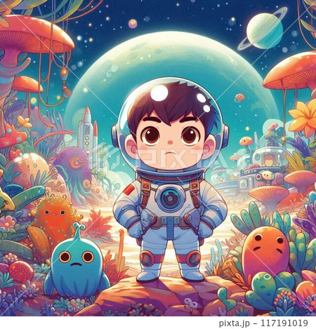 宇宙服をした少年 宇宙服をした少年 117191019