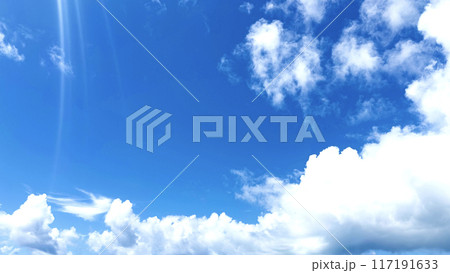 夏の青い空 117191633