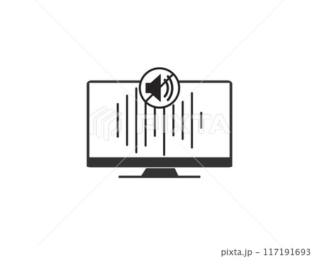 Audio, noise reduction, normalization icon. Vector illustration. 117191693