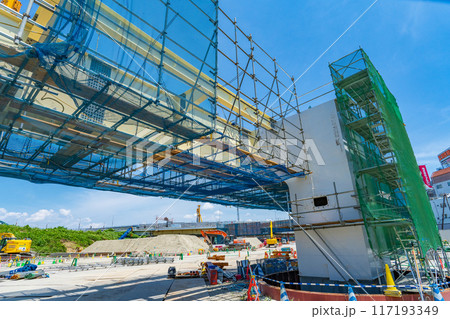 大阪市北区 阪神高速淀川左岸線 工事中の豊崎ジャンクション 大阪市北区 阪神高速淀川左岸線 工事中の豊崎ジャンクション 117193349