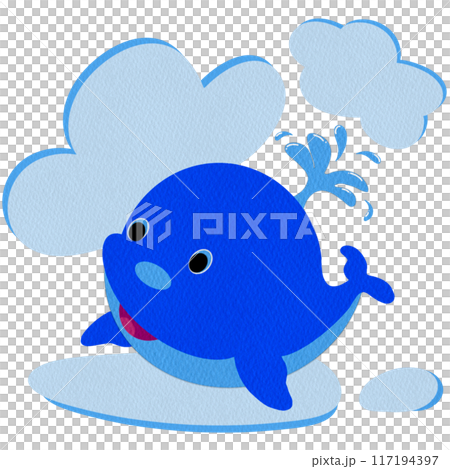 Whale With Cloud  117194397