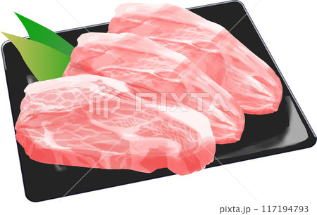 国産豚肉 国産豚肉 117194793