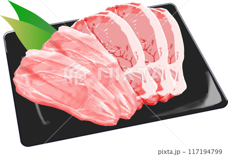 国産豚肉 国産豚肉 117194799