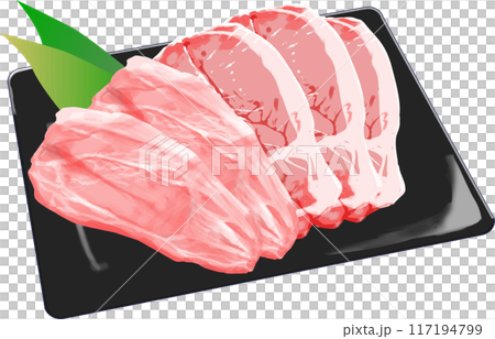 国産豚肉 国産豚肉 117194799