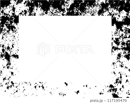 Black and white grunge. Distress overlay texture. Abstract surface dust and rough dirty wall background concept. Distress illustration simply place over object to create grunge effect. Vector EPS10. 117195470