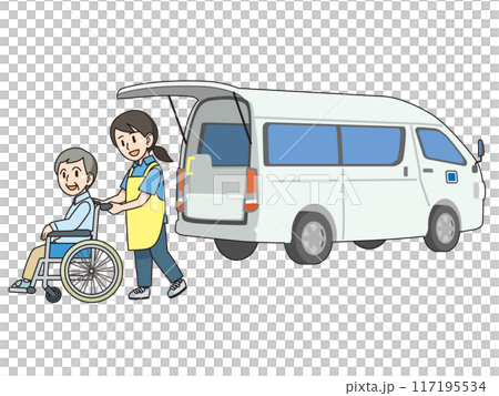 福祉車両 車椅子で送迎 福祉車両 車椅子で送迎 117195534
