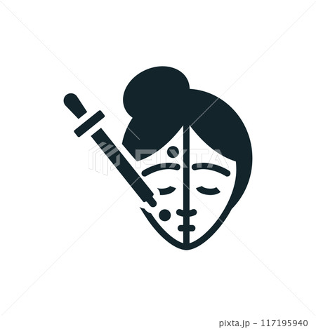 Woman applying skin care serum with pipette for treatment Woman applying skin care serum with pipette for treatment 117195940