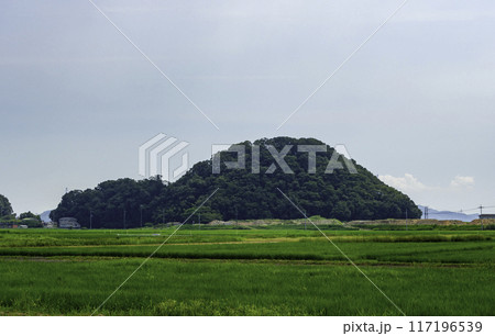 乙子城跡　全景　岡山県岡山市 117196539