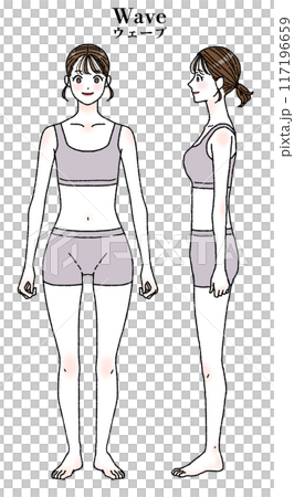 Skeletal wave image illustration with text Skeletal wave image illustration with text 117196659