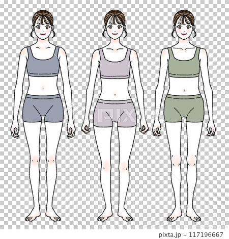 Skeleton diagnosis Straight Wave Natural Image illustration 117196667