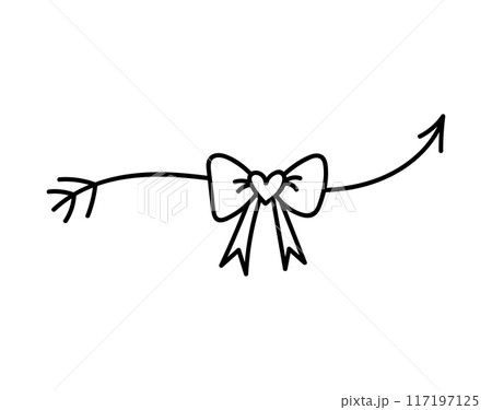 Cute doodle arrow Cute doodle arrow 117197125