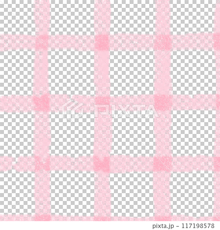 Pink Plaid Hand Drawn Background Overlay 117198578