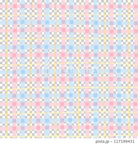 Gold Pink Blue Plaid Hand Drawn Background Overlay Gold Pink Blue Plaid Hand Drawn Background Overlay 117199431