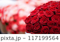 赤いバラ 117199564