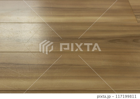 生活で傷ついたフローリング 117199811