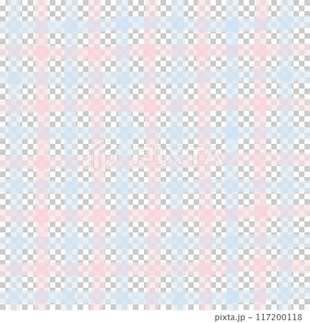 Pink Blue Gingham Check Hand Drawn Background Overlay 117200118