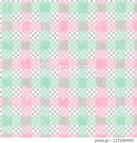 Pink Green Gingham Check Hand Drawn Background Overlay Pink Green Gingham Check Hand Drawn Background Overlay 117200493