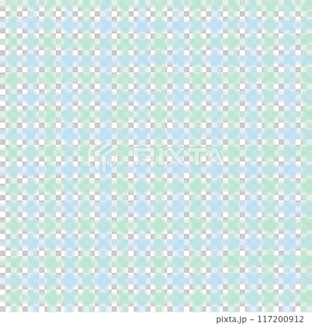 Green Blue Gingham Check Hand Drawn Background Overlay 117200912