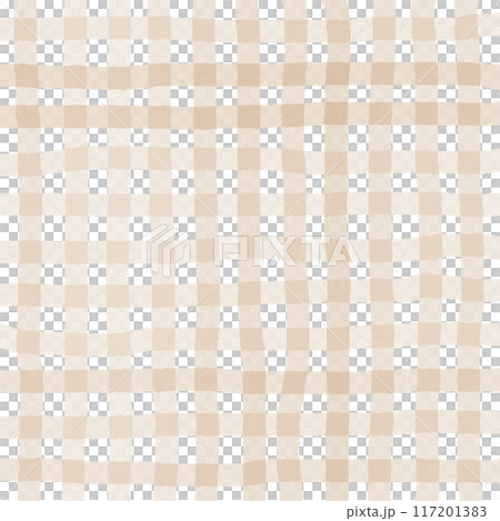 Brown Beige Gingham Check Handwritten Background Overlay Brown Beige Gingham Check Handwritten Background Overlay 117201383