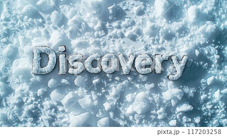 Snow Innovation and breakthrough concept art poster. 117203258