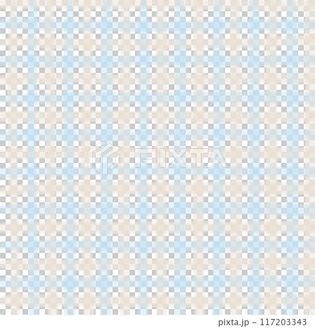 Blue Beige Gingham Check Hand Drawn Background Overlay Blue Beige Gingham Check Hand Drawn Background Overlay 117203343