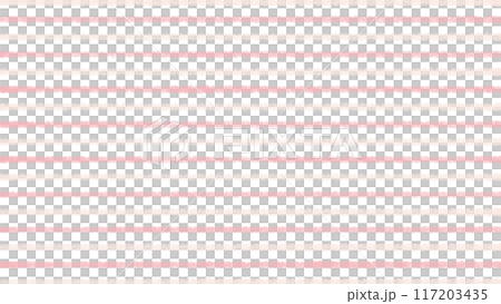 クレヨンで描く、優しい雰囲気のストライプ模様 - かわいい- 16:9 117203435