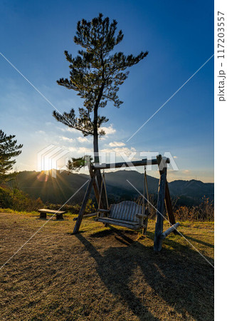 国見ヶ丘展望台の夕日 国見ヶ丘展望台の夕日 117203557