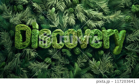 Green Fur Innovation and breakthrough concept art poster. 117203641