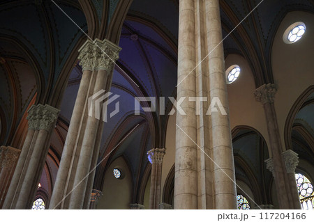 Interior in the church of St. Anthony of Padua in Beyoglu district on Istiklal street Interior in the church of St. Anthony of Padua in Beyoglu district on Istiklal street 117204166