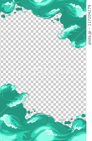 frame, sea, wave 117204279