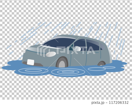 汽車被淹沒 汽車被淹沒 117206332