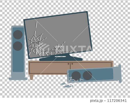 Television Broken appliances 117206341