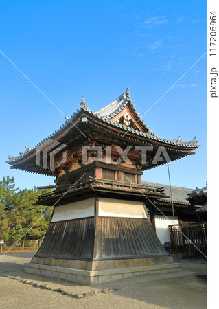 世界遺産　聖徳宗総本山法隆寺東院伽藍　国宝　鐘楼 117206964