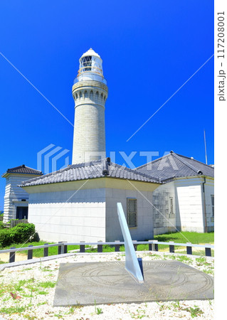 【山口県】快晴の角島灯台公園 117208001