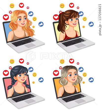 Virtual Social Media Interaction Virtual Social Media Interaction 117208821