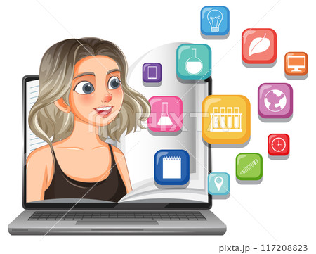 Online Learning and Education Concept 117208823