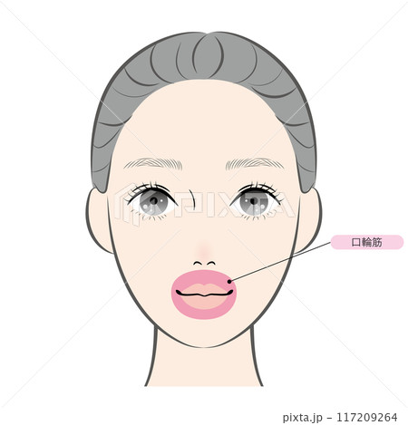口輪筋(名称あり) 口輪筋(名称あり) 117209264