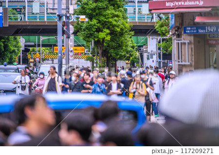 日本の東京都市景観 インバウンド復活…外国人観光客らで賑わう秋葉原。奥に秋葉原駅や電車=22日 日本の東京都市景観 インバウンド復活…外国人観光客らで賑わう秋葉原。奥に秋葉原駅や電車=22日 117209271