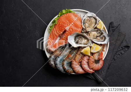 Seafood Platter Delight 117209632