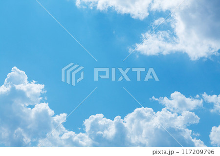 Sunny sky with clouds Sunny sky with clouds 117209796