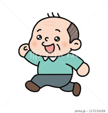 元気な高齢者・男性 117210289