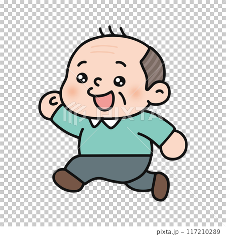 元気な高齢者・男性 117210289