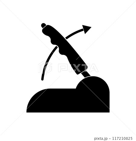 Handbrake symbol icon 117210825