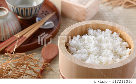 江戸おひつ （ 木製おひつ ）保存するだけでお米がツヤツヤふっくららおいしい炊き立てご飯 117211016