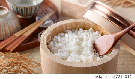 江戸おひつ ( 木製おひつ )保存するだけでお米がツヤツヤふっくららおいしい炊き立てご飯 江戸おひつ ( 木製おひつ )保存するだけでお米がツヤツヤふっくららおいしい炊き立てご飯 117211034