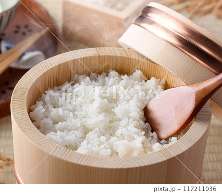 江戸おひつ （ 木製おひつ ）保存するだけでお米がツヤツヤふっくららおいしい炊き立てご飯 117211036