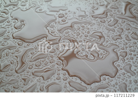 Water drops on a glass surface. Abstract background of water droplets. Water drops on a glass surface. Abstract background of water droplets. 117211229