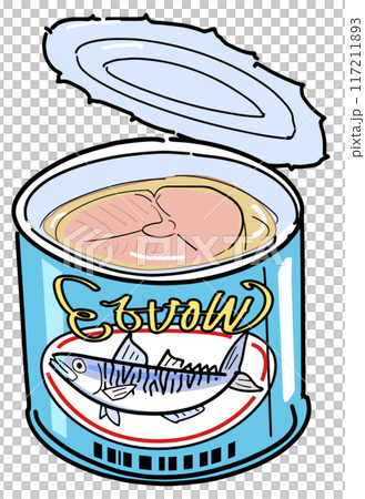 Canned mackerel 117211893