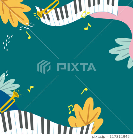 Musical Instrument Collage 117211943